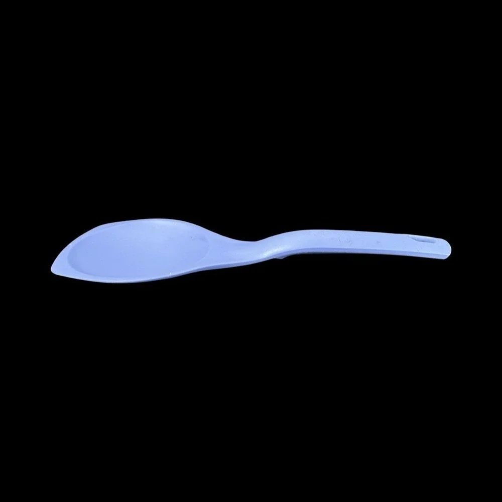 Tupperware Rice Paddle Spoon Scraper Long #3189C-4 Blue